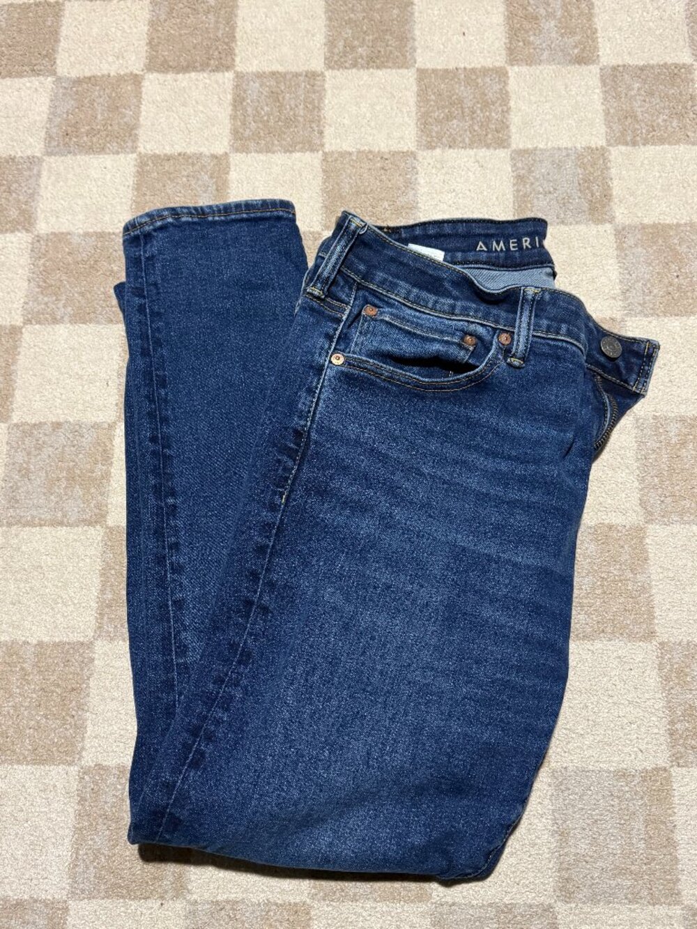 Men's American Eagle Athletic Skinny Jeans, Airflex +; Size 34x30